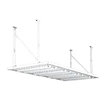 HyLoft 164 96-Inch by 48-Inch Super Pro Ceiling Mount Shelf, White