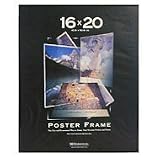 MCS Acrylic & Corrugated Back Poster Frame for a 16" x 20" Photograph, Black #22630