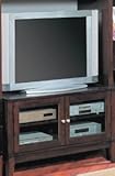 Wood Constructed Espresso Finish Tv Stand
