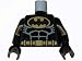 Search : Lego BATMAN Minifig Torso - NEW in Black