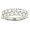 2 Row Shared prong Set Round Diamond Band 2.30cttw