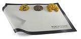 World Cuisine 11.75-Inch x 8.25-Inch Silicone Non-Stick Baking Mat - White (41150)