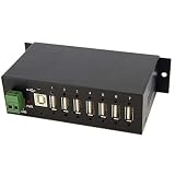 STARTECH.COM Mountable Rugged Industrial 7 Port USB Hub sturdy industrial grade