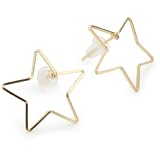 freshwater pearl earring By Boe Tiny Star Studs 14k