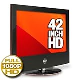 LG 42LG60 42-Inch 1080p 120hz LCD HDTV, Gloss Piano Black with Scarlet Red