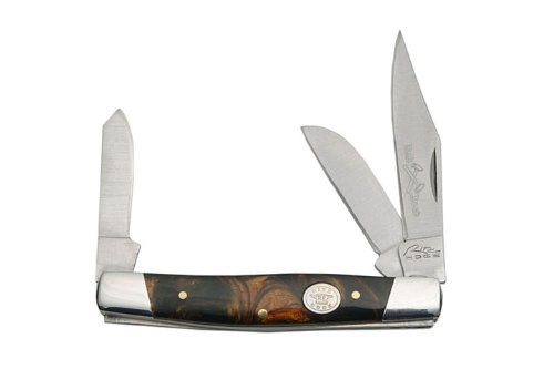 Rite Edge Pearl Stockman Knife, Black, Large Rite Edge Pearl Stockman Knife, Black, Large