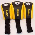 Pittsburgh Steelers Set of Three Mesh Barrel Headcovers