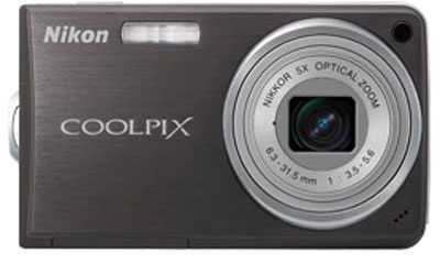Nikon Coolpix S550 10 MP Digital Camera with 5x Optical Zoom (Graphite Black)
