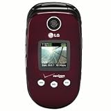 LG VX8350 Red No Contract Verizon Cell Phone