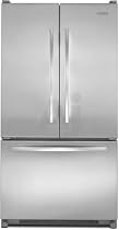 KitchenAid Architect Series II KBFS25EVWH 24.8 cu. ft. French Door Refrigerator with Adjustable Spillproof Shelves, Humidity-Controlled Crispers, Interior Water Dispenser and FreshChill Temperature Management System: White (Actual Color Not Shown)