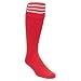 Sporting Goods : Three-Stripe Socks (Red/Black)