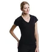 Fruit Of The Loom Ladies Lady-Fit Valueweight V-Neck Short Sleeve T-Shirt
