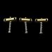 Joe Barden Vintage Tele Brass Saddle Set