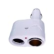 Nokia 6680 -- Dual (2 in 1) Cigarette Lighter Socket Splitter Car Auto Power Adapter Converter (GPS and Phone at the Same Time) by NisaTechWorld