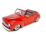 1948 FORD CUSTOM RED 1:18 SCALE DIECAST MODEL