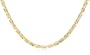 Men's 14k Yellow Gold 2.5mm Square Byzantine Chain Necklace, 24"
