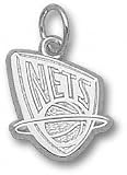 Logoart New Jersey Nets 3/8 Sterling Silver Charm
