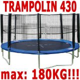 Produkt-Bild: Trampolin 430 cm inkl Sicherheitsnetz 180kg mit Netz - mit T&Uuml;V von Trampolin Master