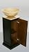 12 Bathroom Furniture Travertine Top Single Sink Vanity Cabinet 156T
