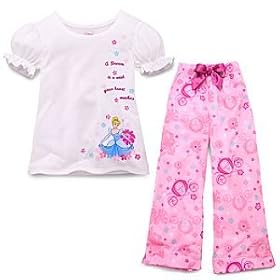 Disney Short-Sleeve Cinderella Pajamas for Girls