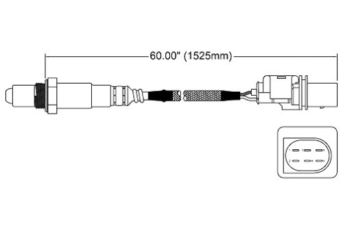 Walker 250-25018 Five Wire Oxygen Sensor