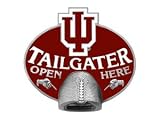 Bergamot 40087 Indiana Hoosiers Tailgater Bottle Opener Hitch Cover 9x4x6-in.