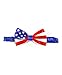 2BU PATRIOTIC USA FLAG Suspenders And Matching Bow tie Set
