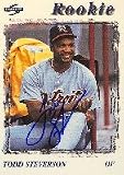 Todd Steverson, Detroit Tigers Autographed Card