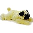 Plush Putnam Pug Dog Super Flopsie By Aurora 28"