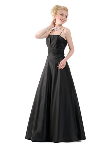 CityGirl – 3424 Abendkleid Ballkleid 1-teilig in Schwarz Gr. 34-42
