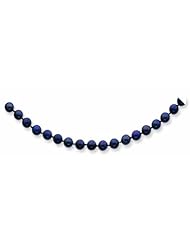Genuine 14K Yellow Gold 5.5-6mm Black Akoya Saltwater Cultured Pearl Bracelet 7 Inches 100% Satisfaction Guaranteed.
