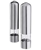 2 x Cookworks Electronic Salt and Pepper Mills (One Pair)