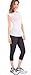 Ladies White Plain Short Sleeve T-Shirt Round Neck, Cotton Spandex