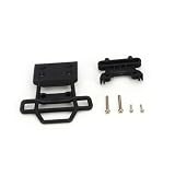 Front Bumper & Bumper Mount, Black: Monster Jam by Traxxas