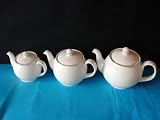 Review Dandy Lines  / Dndylne China Tea Pot 2 Cup White/Platinum