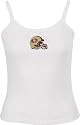 San Francisco 49ers Women's White Shiny Helmet Spaghetti Strap Tank