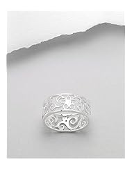 Flower Ring In Sterling Silver