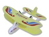 Remote Control flying micro indoor biplane - Yellow