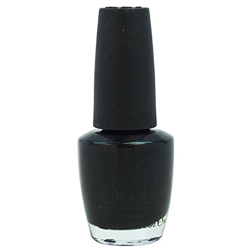 OPI Nail Lacquer, # NL T02 Black Onyx, 0.5 Ounce