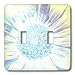 Patricia Sanders Flowers - Mystery Sunflower Flowers Designs Inspired by Nature - Light Switch Covers - double toggle switch