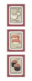 Sushi Triptych I Art Poster Print by Nancy Overton, 8x20