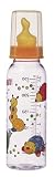 Nuk - Biberons et Tétines - Biberon incassable tétine Latex 250 ml - Savane/Campagne - 0/6 mois - Taille 1