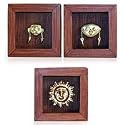 NOVICA Papier mache shadow box masks, 'Inca' (set of 3)