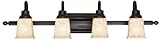 IMAGE OF World Imports Lighting 2604-56 Bathgate 4-Light Bath Light, Weathered Copper