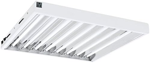 T5 2', 8 Bulb Fixture w/Grow Bulbs 25'' x 5'' x 28''