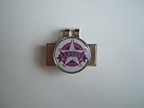 1" Megnetic Golf Ball Marker Babe & TEXAS RANGERS tattoo Venchinni c208