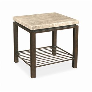 Bernhardt Furniture 498-121 Tempo End Table, Warm brown
