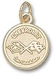 Chevy Corvette C1 Round Logo 1/2" Charm/Pendant -14K/10K, Stainless Steel or Gold Plated