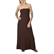 Mossimo® Black: Strapless Maxi Dress - Warm Fudge