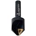Dorian Tool CS90 90 Degree Indexable Countersink Cutter, 2" Overall Length, 1/8" Cutter Diameter, 3/8" Shank Diameter, 11/64" Face Width